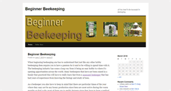 Desktop Screenshot of beginnerbeekeeping.beekeeping-for-beginners.com